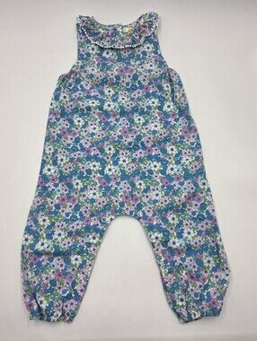Baby Boden baby girl sleeveless floral romper size 12-18 months